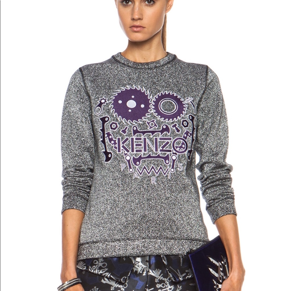 Metallic Logo Sweatshirt. Size XL